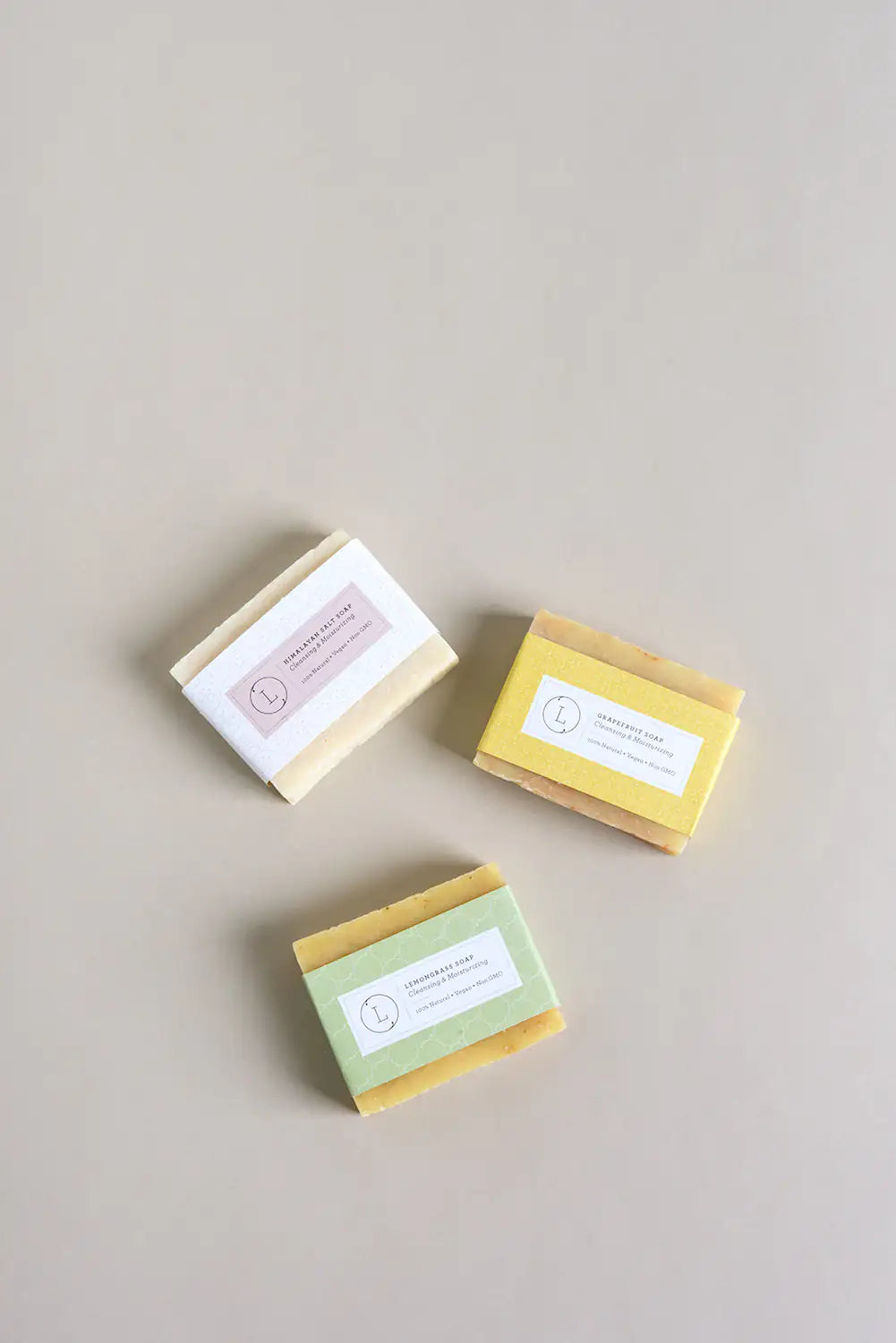 Natural Handmade Soap Bar with Essential Oils – Moisturizing Face & Body Bar for Daily Cleansing | Pure, Fresh Ingredients (Lavender, Grapefruit, Eucalyptus & More)