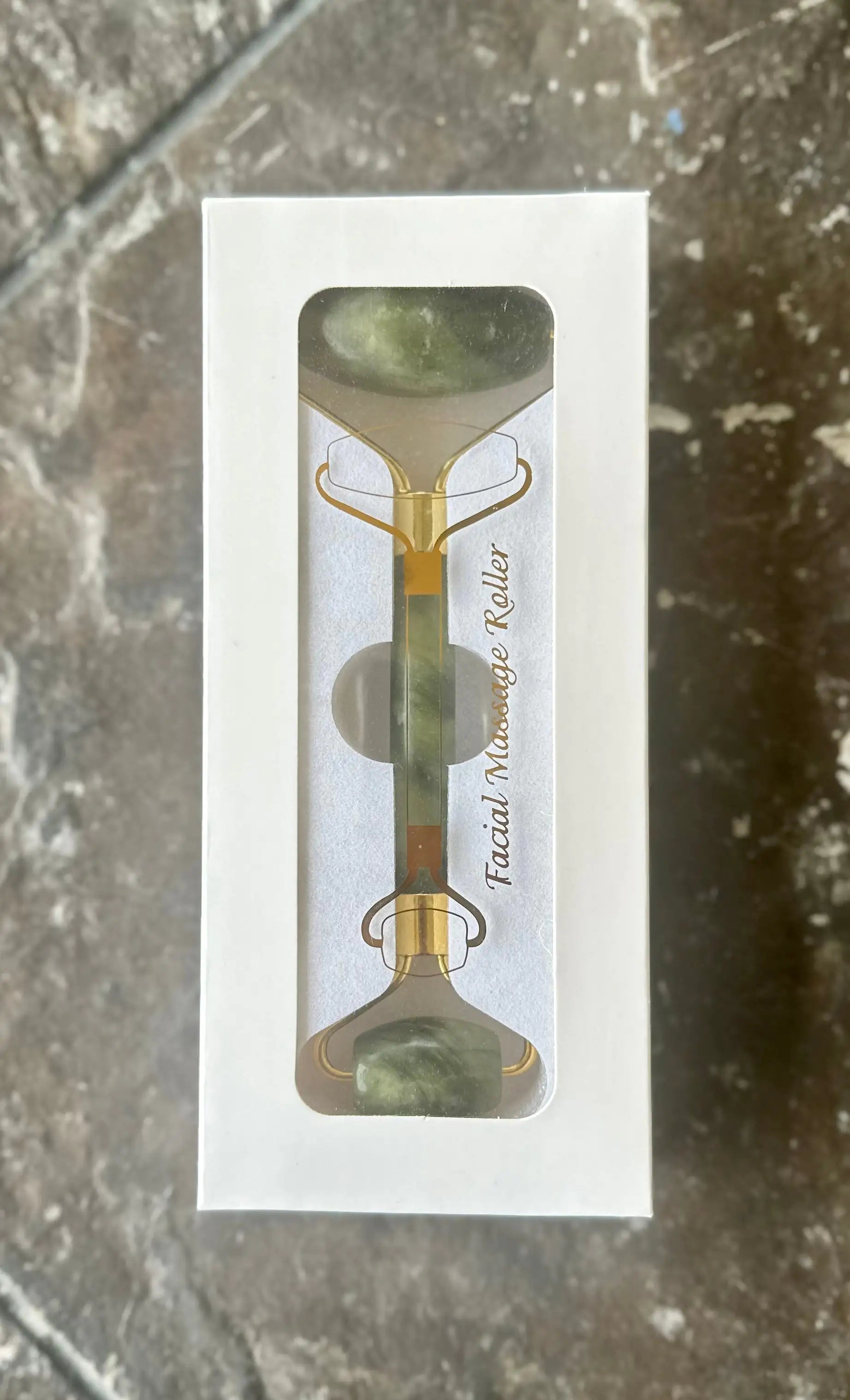 Jade Facial Roller – Natural Stone Face Massager for Puffiness, Firming & Glowing Skin | Cooling Jade Roller for Daily Facial Massage & Skincare Routine